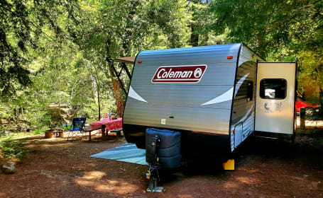 Immaculate 30 ft Coleman with double bunks.