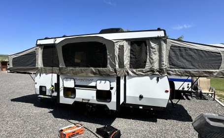 2022 Flagstaff Pop up Camper King & Queen Beds