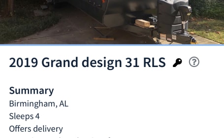 2019 Grand design 31 RLS