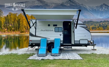 AURORA Mini Bunkhouse w/ Queen Bed and SUV Towable
