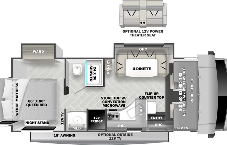 RV layout (the dinette was replaced).