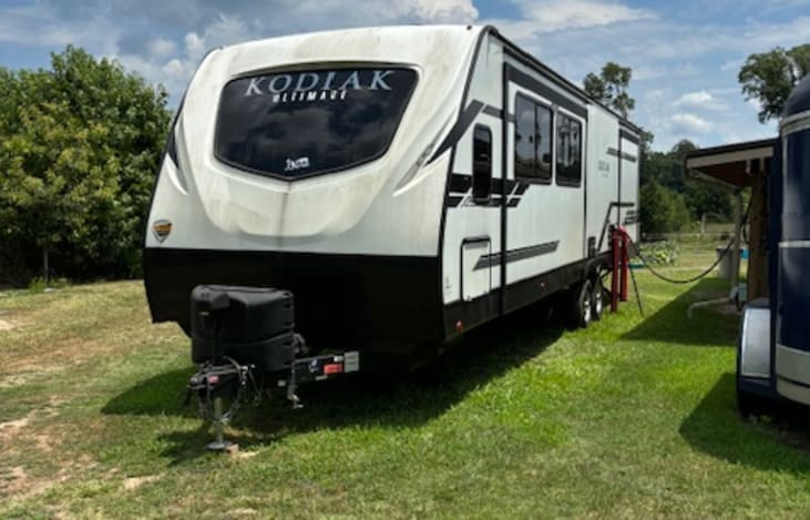 front of camper