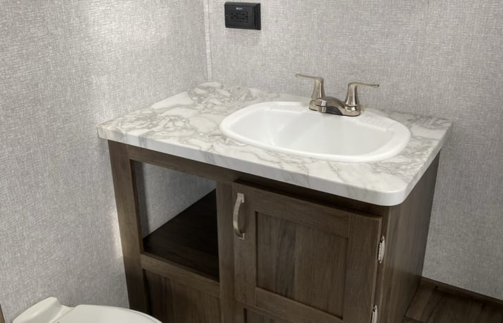 Bathroom area