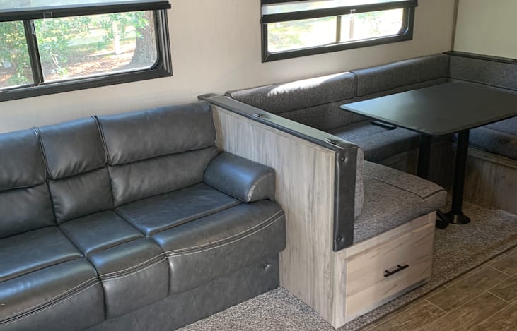 Dinning area and living room