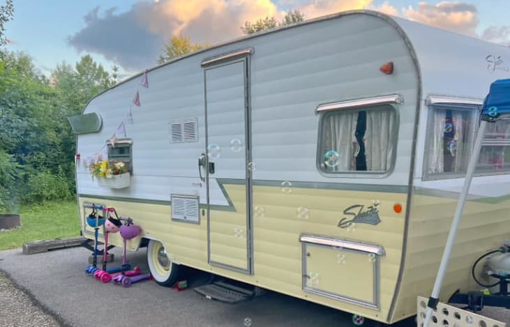 Our Summer Shandy is sure to be the cutest camper at the campground! Be prepared to have others tell you so - or let you know how it takes them back to camping when they were younger!