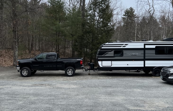 Hooked up and ready to deliver to your destination of choose