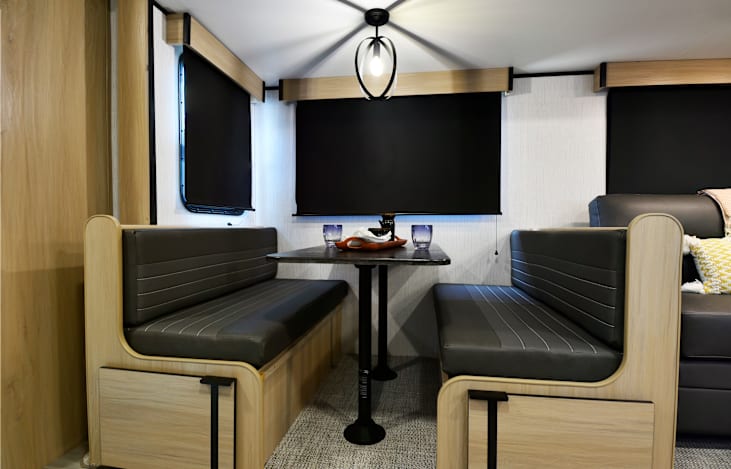 Experience "Wisdom" with our 2022 Cruiser Radiance 28QP located near Table Rock Lake near Branson Missouri and Lake Of The Ozarks. Thank you from us at Stone Mountain RV & Camper Rentals!