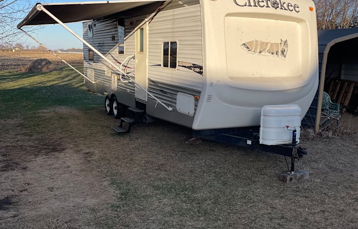 Passenger Side/ Awning and outdoor speakers