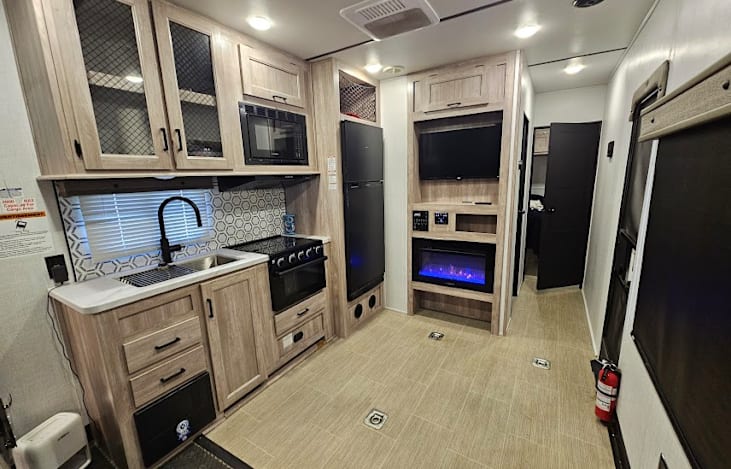 Kitchen and Living area