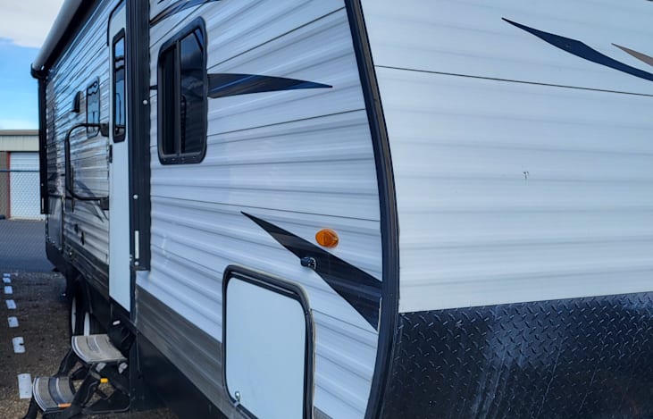 Entry to trailer