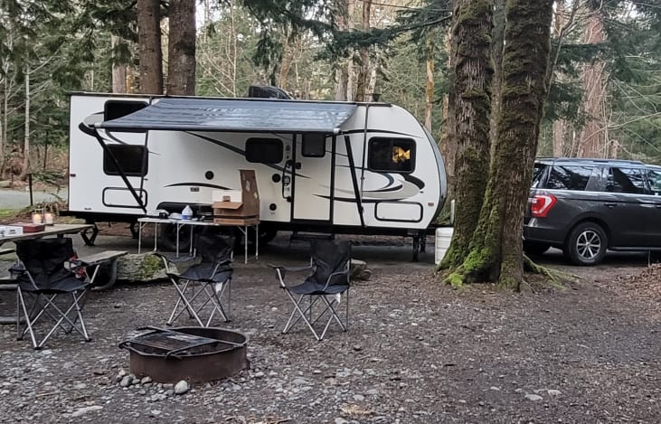 Awning open