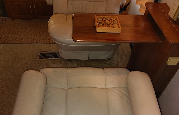 Additional table space to eat or play your favorite game.