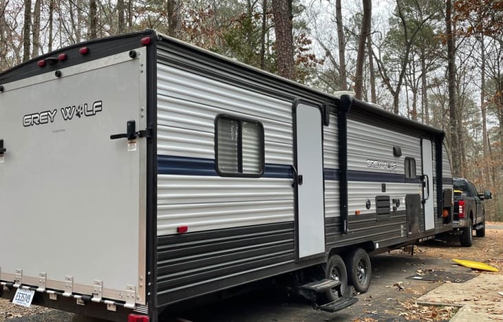 View of toy hauler area