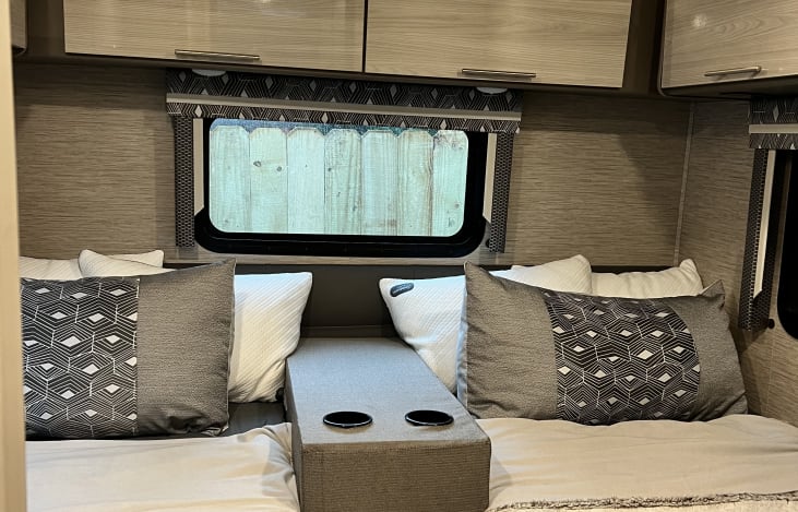 Twin beds that can turn into extra large king bed with extra top foam padding for best night sleep