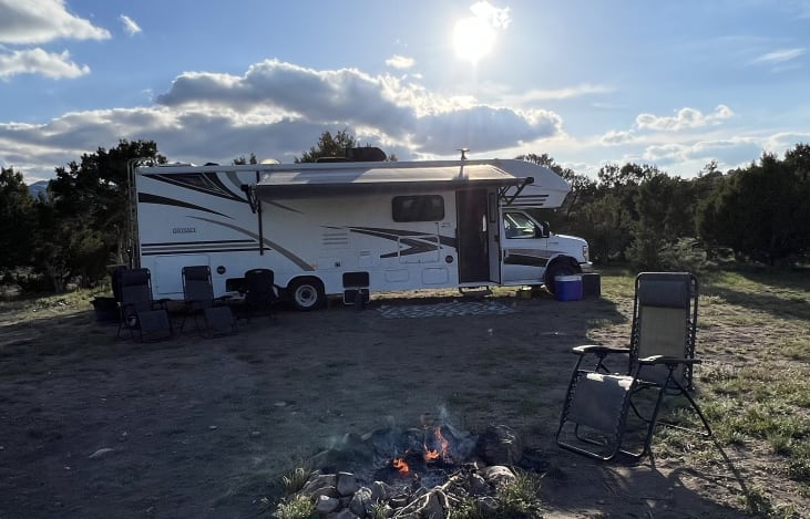 Beautiful evening camping with family!