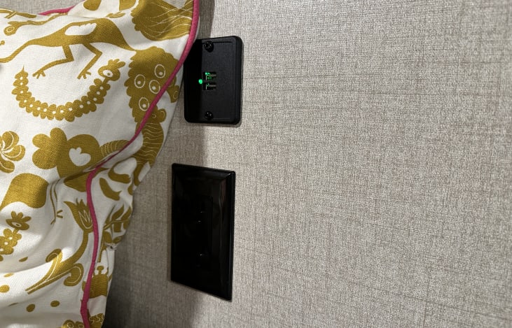 USB ports throughout