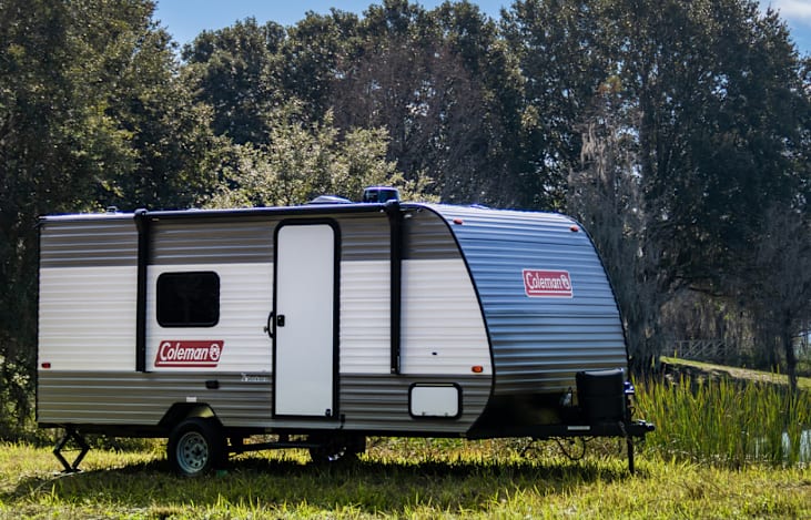 Outside of trailer