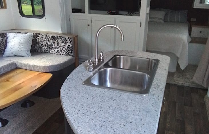 enjoy the veiw while washing dishes