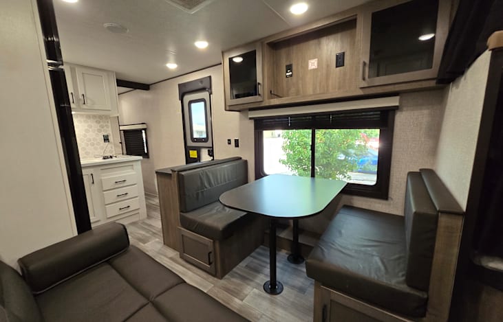 Spacious living area.