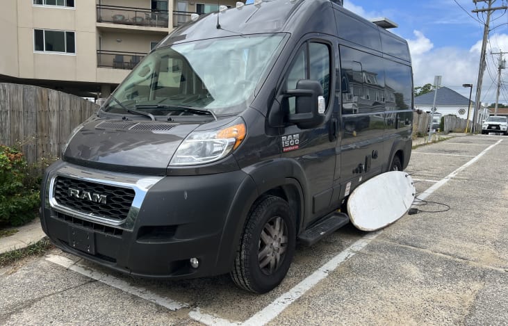 The van is built on a Dodge Ram Promaster