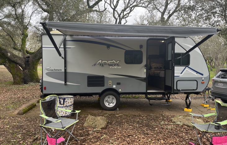 Set up for camping