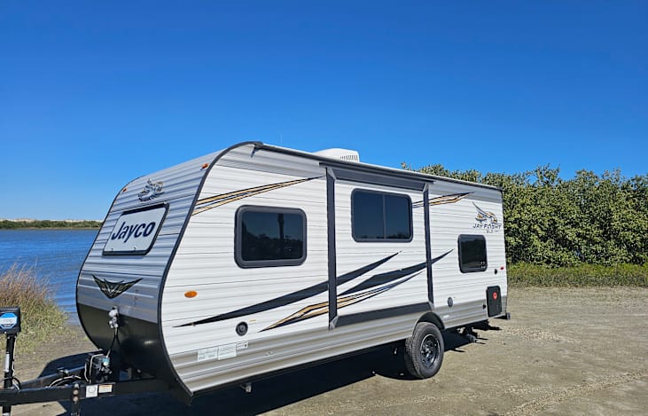 🎣 Meet The Little Angler – your cozy, towable getaway for big adventures by the water.