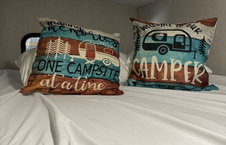 Camping themed pillow cases 2025