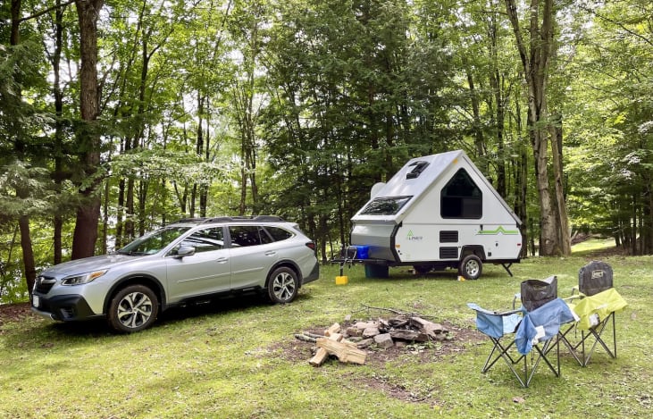 Camping setup.
