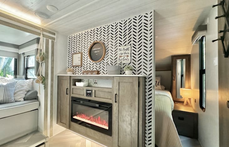 Designed for comfort and privacy the forward private suite has an oversized mattress and a dedicated air conditioning unit.