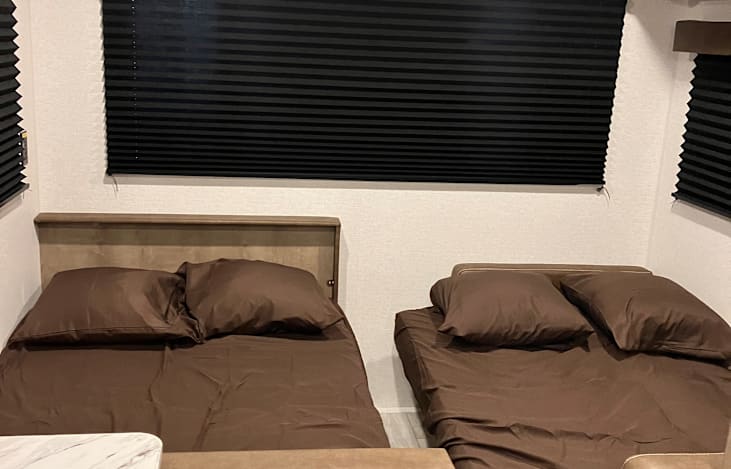 Full and single beds