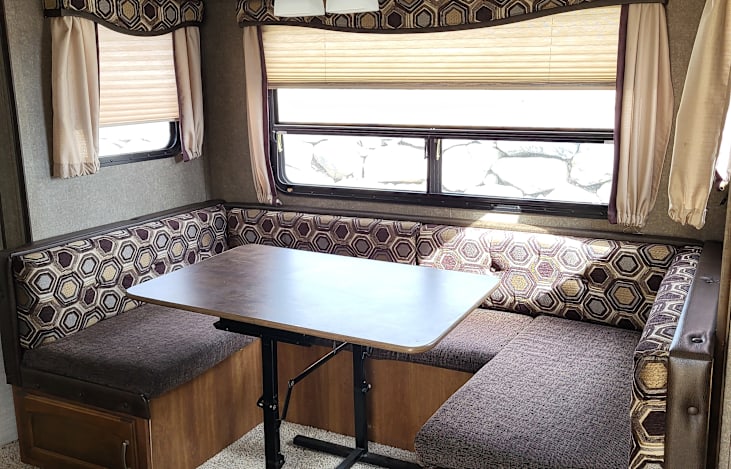 Large Dinette that converts for sleeping