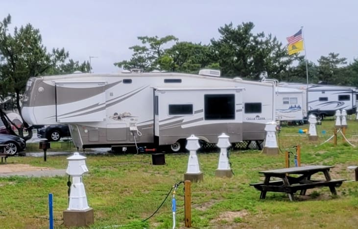 Camping with trailer