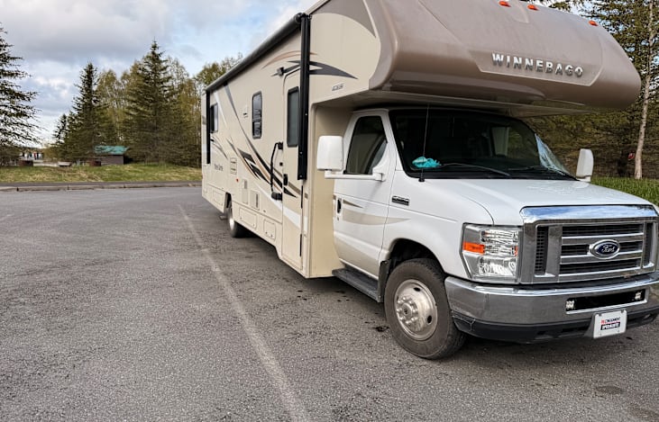 parked at the Denali view south on the parks highway. roughly 190 miles from fairbanks