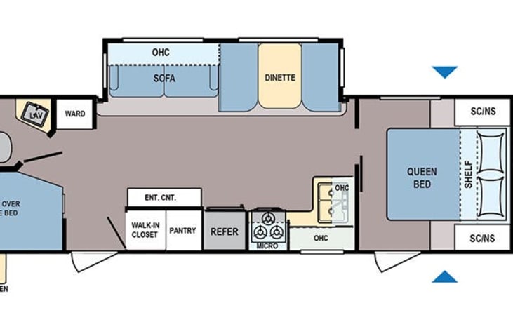 Camper floor Plan