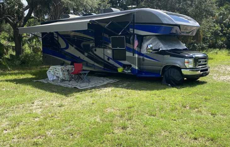 Set up at camp