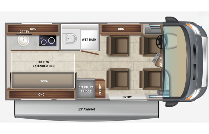 Hit the road in style with our 2022 Jayco Swift 20A! This Class B camper van combines luxury, convenience, and reliability, making it perfect for road trips, weekend getaways, or extended adventures.