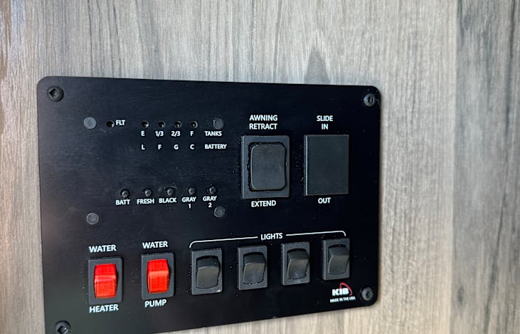 Camper controls