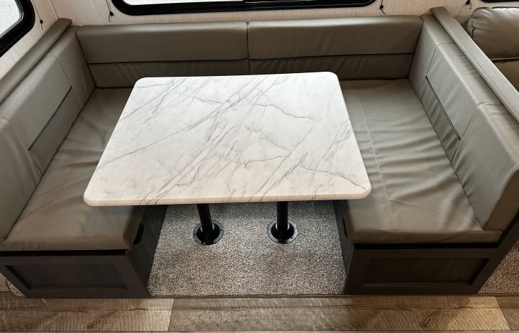 U shape dinette/ bed combo