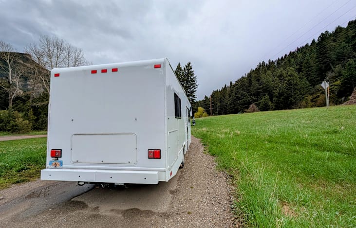 Rear passenger exterior