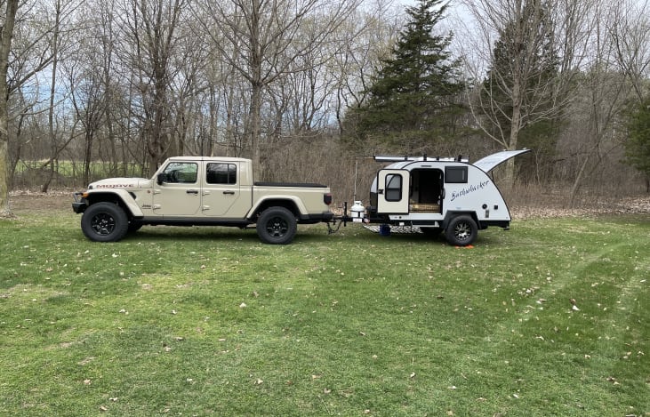 Light weight with Timbren independent suspension this camper tows easily into places other campers can't get to.  Great for boondocking and remote camping in national forests.