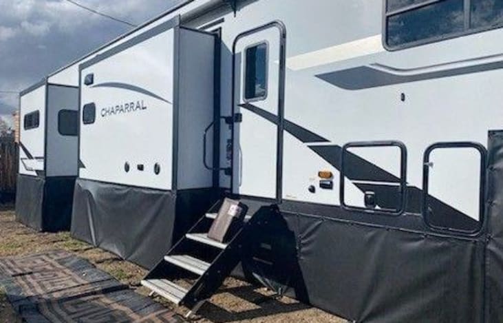 24' Awning across front of camper