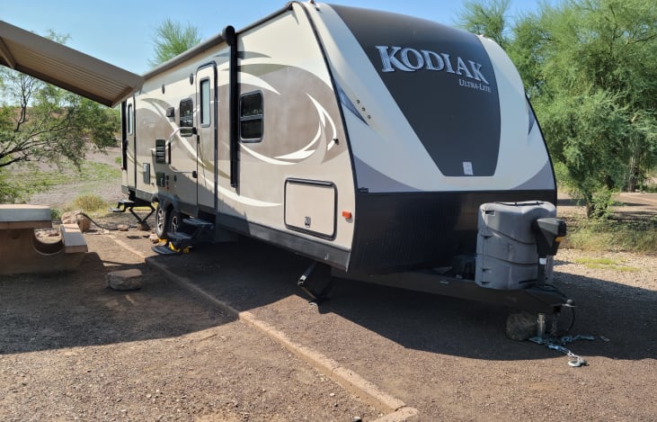 Lake camping at Lake Pleasant
