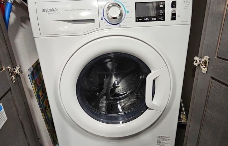 An in-cabin washer-dryer. A luxury item by any standard.