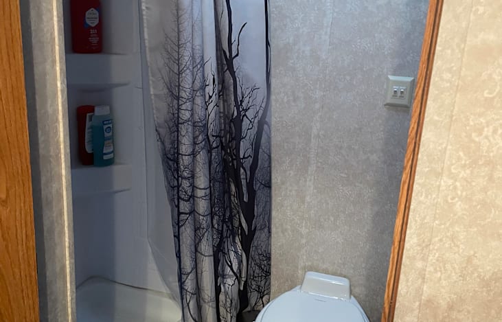 Porcelain toilet!