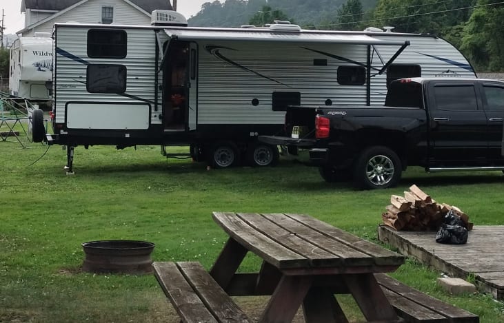 Our first camping experience. Wolford's Landing