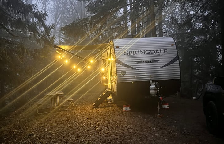 Camp site set up