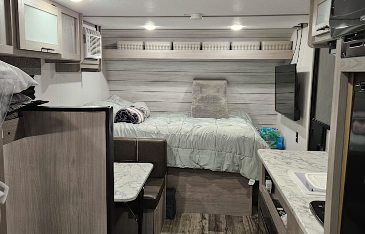 The main bed.