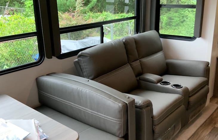 Recliner with heat and vibration