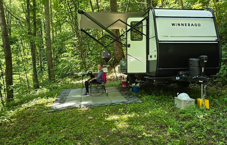All set up in the mountains of North Carolina