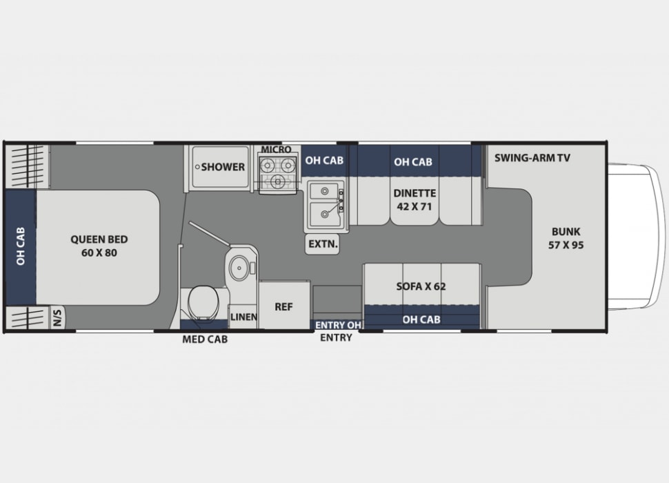 Class C Motor Home rentals in Moraga